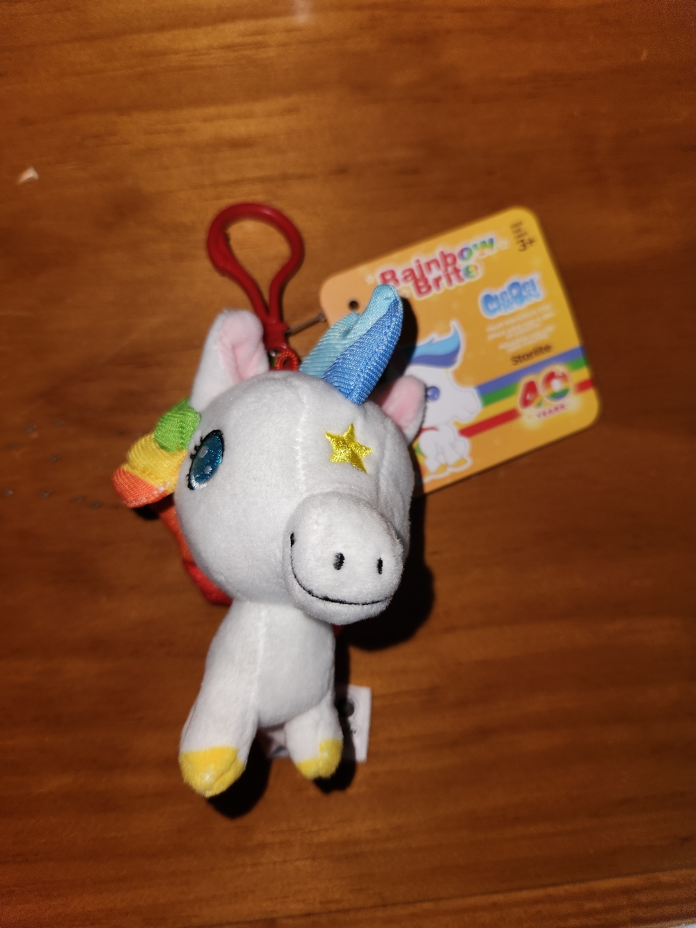 Rainbow Brite Plush Backpack Clip-On
